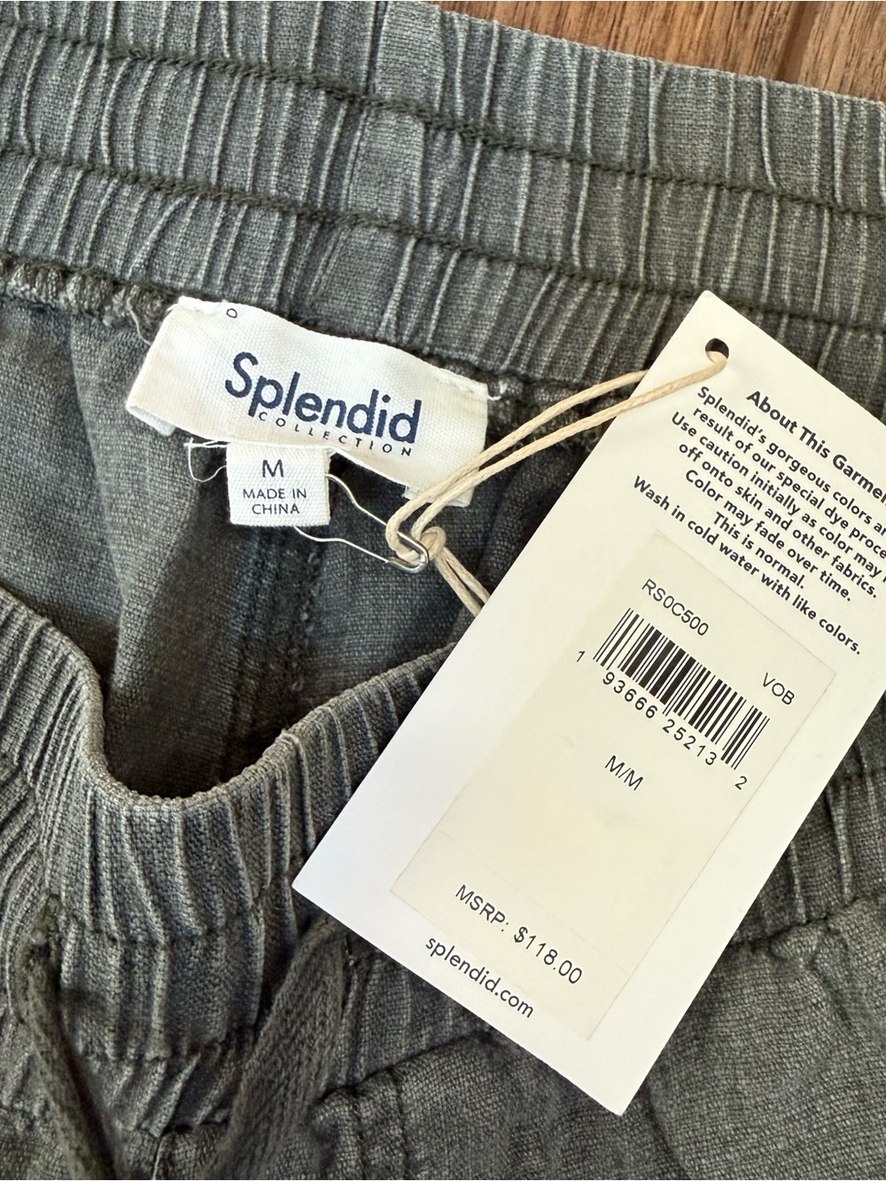 NWT Splendid Pull-On Drawstring Olive Green Shorts - Picture 7 of 10